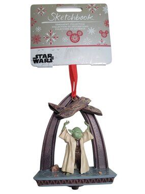 Disney Star Wars Yoda Sketchbook Christmas Ornament Attack of the Clones